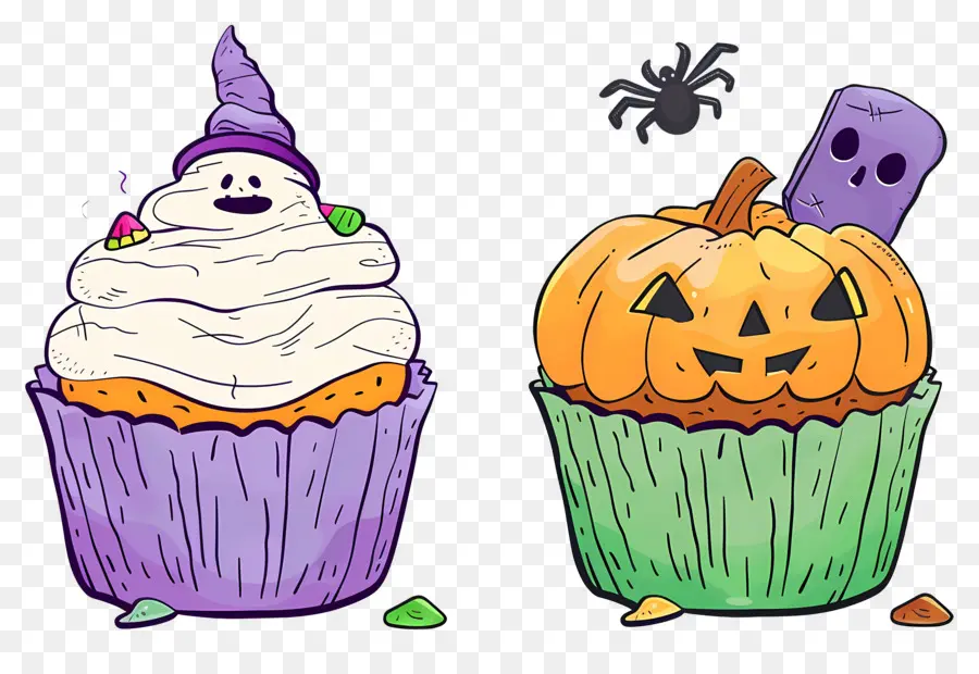 Pastelitos De Halloween，Fantasma PNG