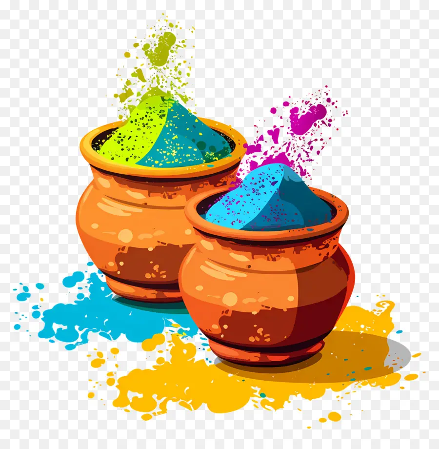 Fondo Holi，Polvos Coloridos PNG