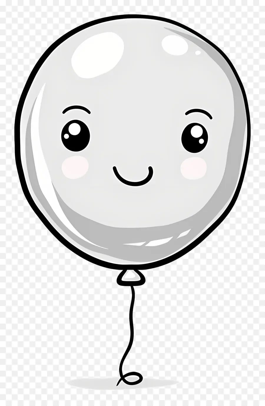 Globo Individual，Globo Sonriente PNG