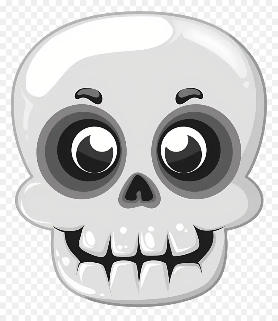 Calavera De Halloween，Linda Calavera PNG