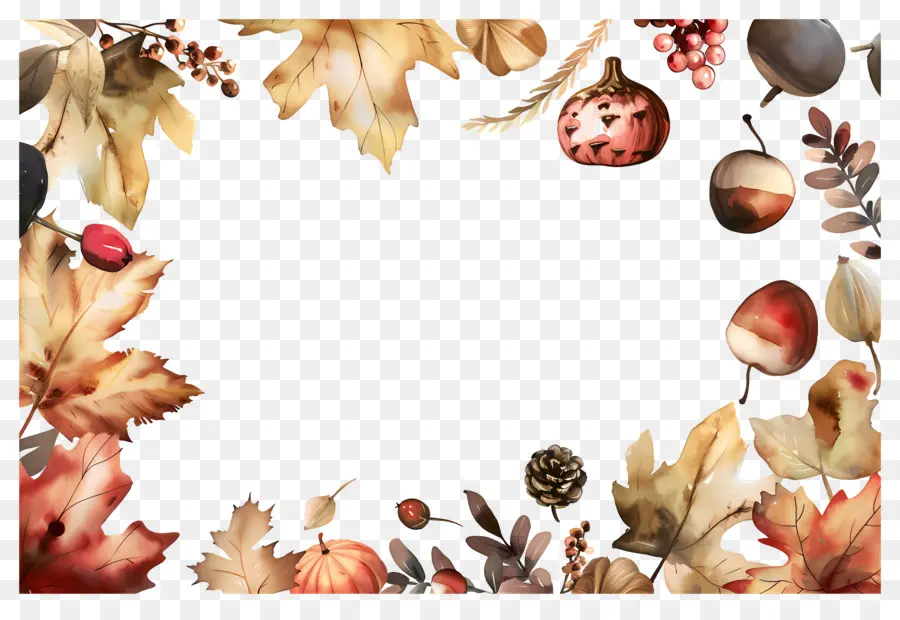 Fondo De Otoño，Hojas De Otoño PNG