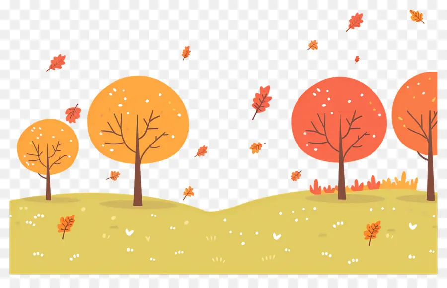 Fondo De Otoño，Bosque De Otoño PNG