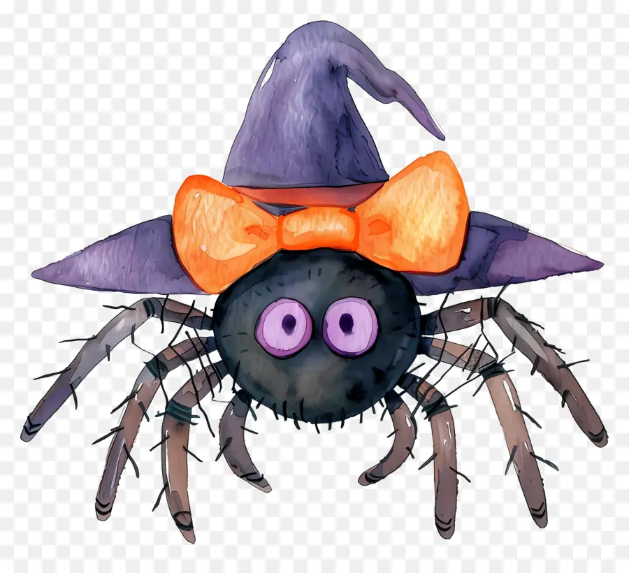 Araña De Halloween，Araña Con Sombrero PNG