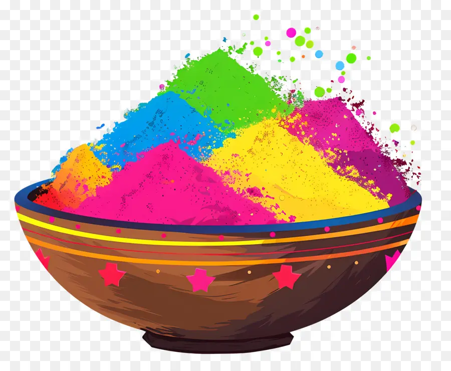 Fondo Holi，Polvos Coloridos PNG