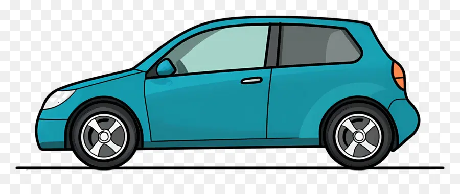 Coche De Dibujos Animados，Esquema Del Coche PNG