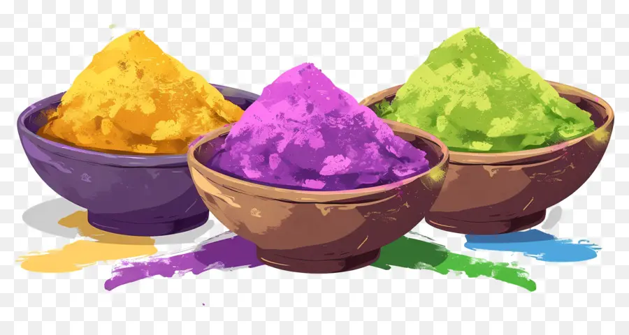 Fondo Holi，Polvos Coloridos PNG