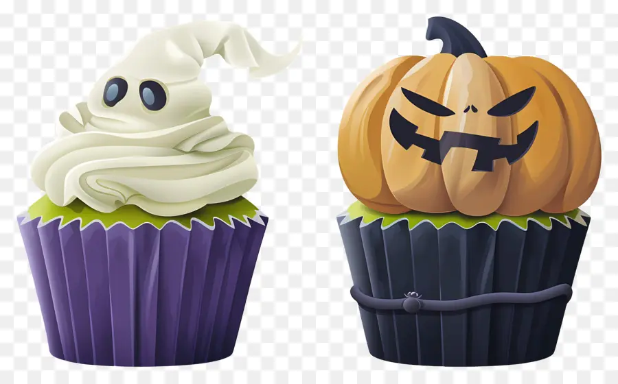 Pastelitos De Halloween，Fantasma PNG