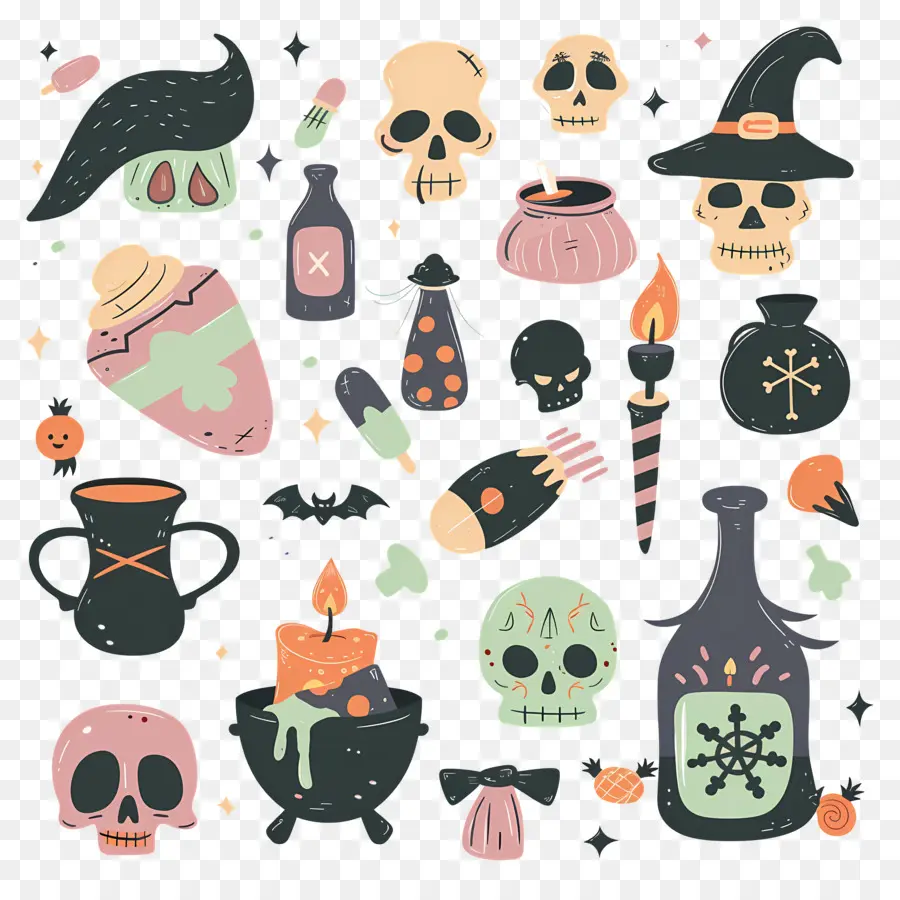 Fondo De Halloween，Poción De Halloween PNG