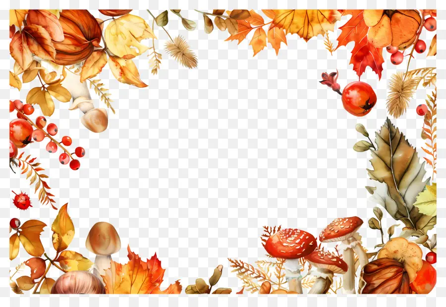 Fondo De Otoño，Hojas De Otoño PNG