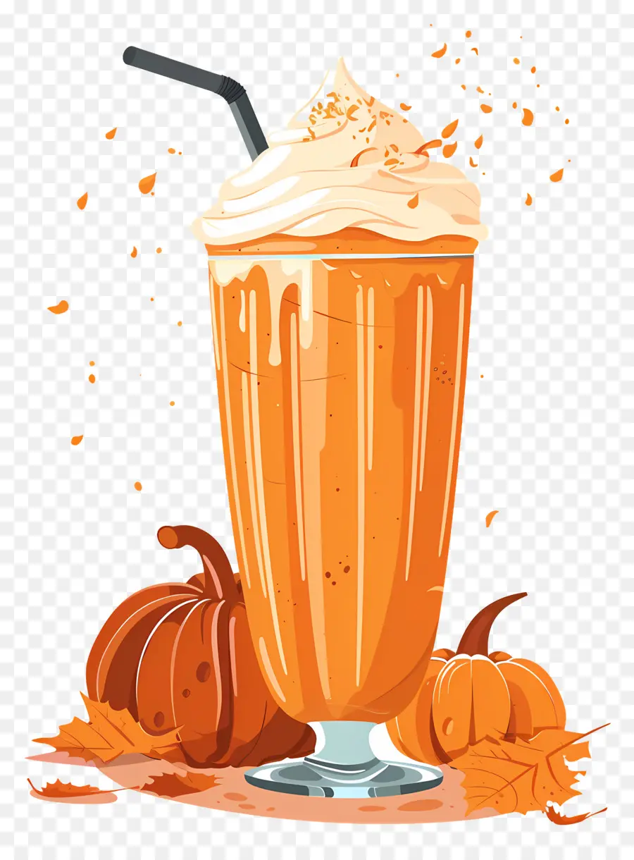 Batido De Halloween，Latte De Calabaza Y Especias PNG