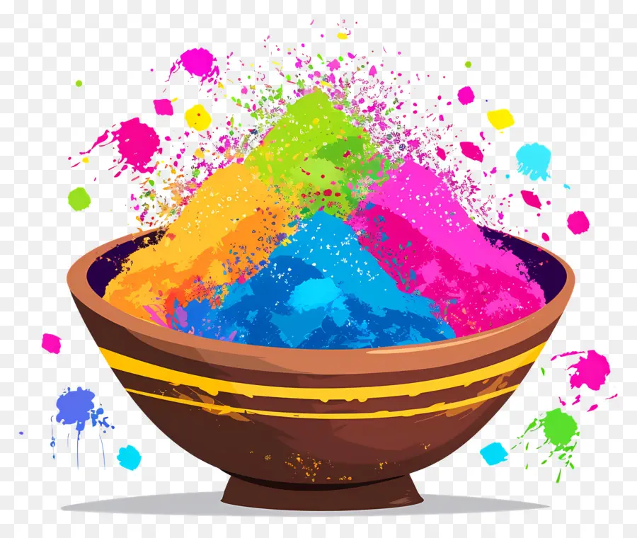 Fondo Holi，Polvos Coloridos PNG