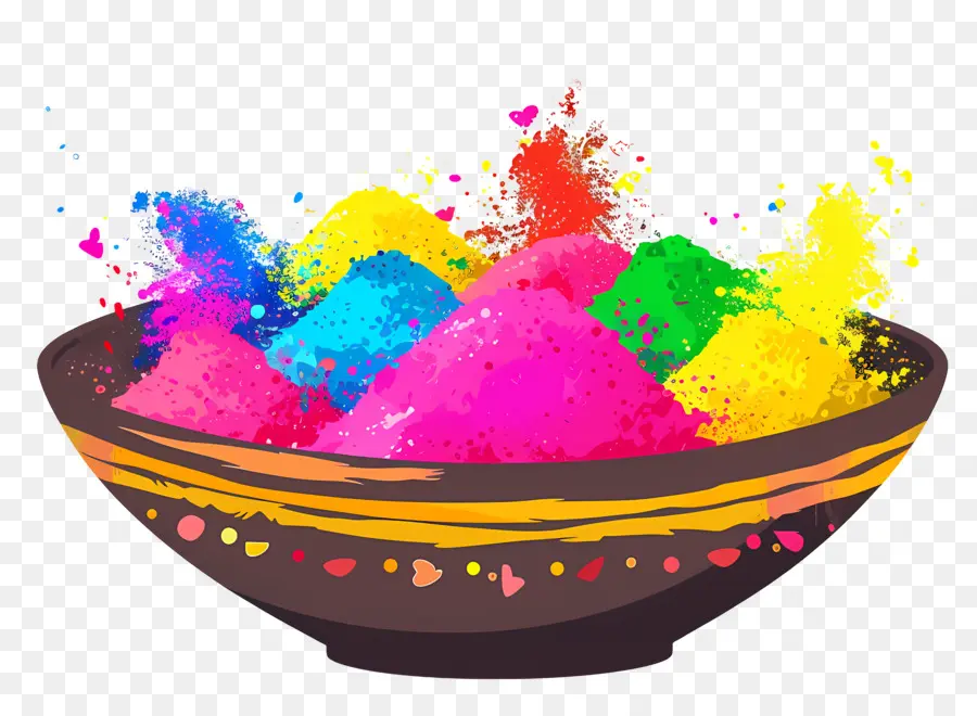 Fondo Holi，Polvos Coloridos PNG