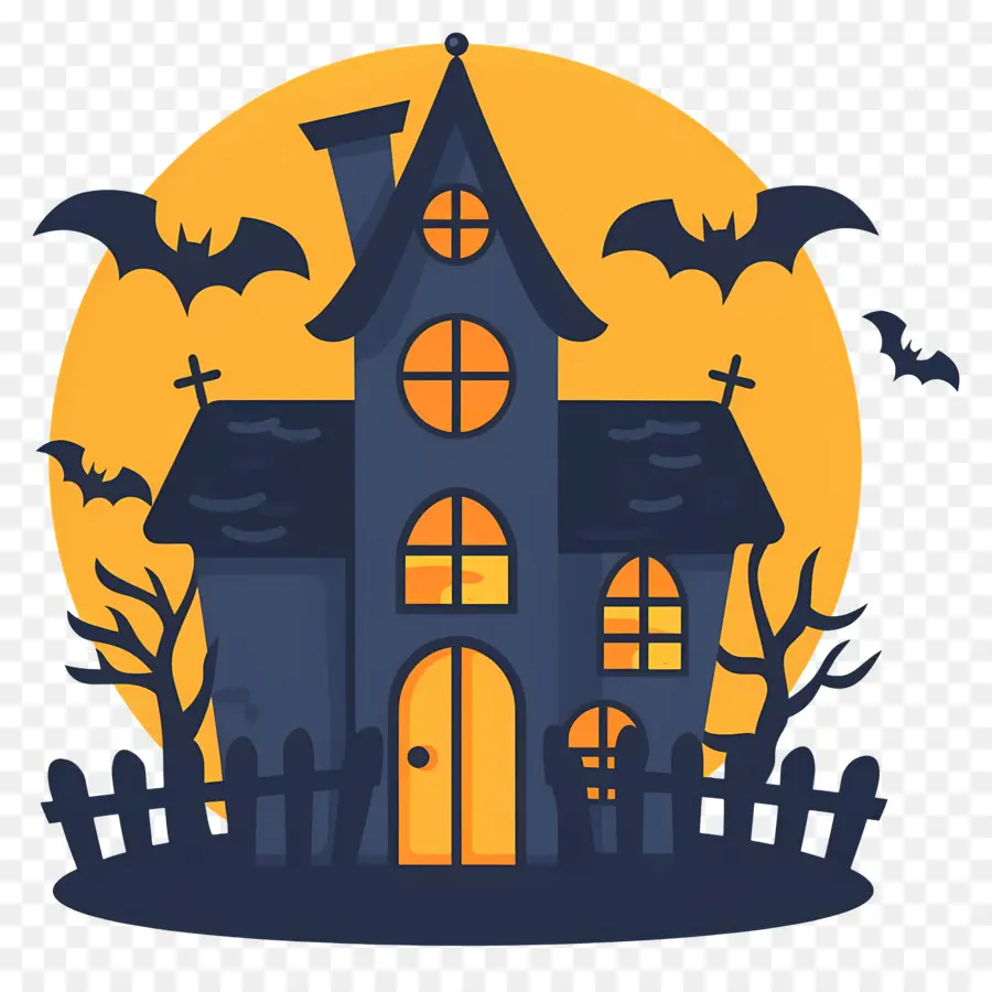 Ciudad De Halloween，Casa Oscura PNG