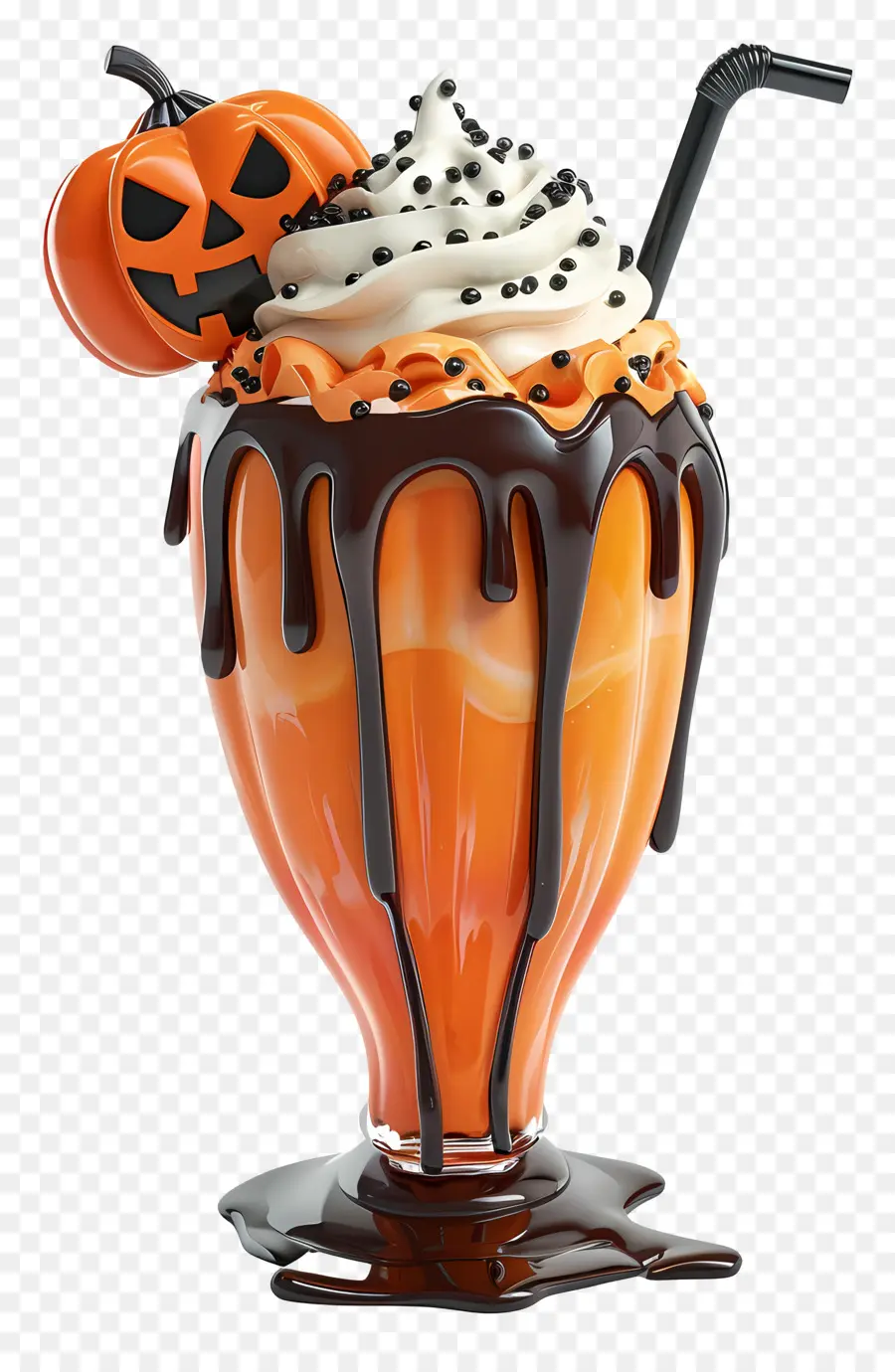 Batido De Halloween，Calabaza PNG