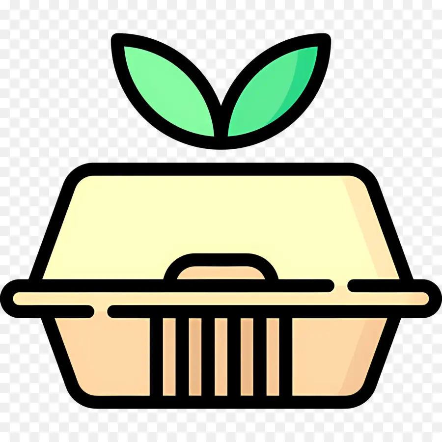 Caja De Comida，Contenedor Ecológico PNG