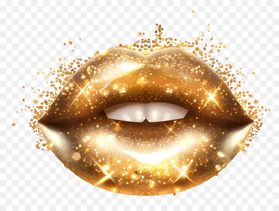 Beso Brillante，Labios Brillantes PNG