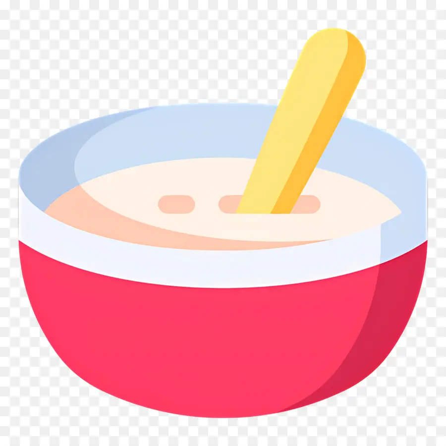 Comida Para Bebe，Tazón Con Cuchara PNG