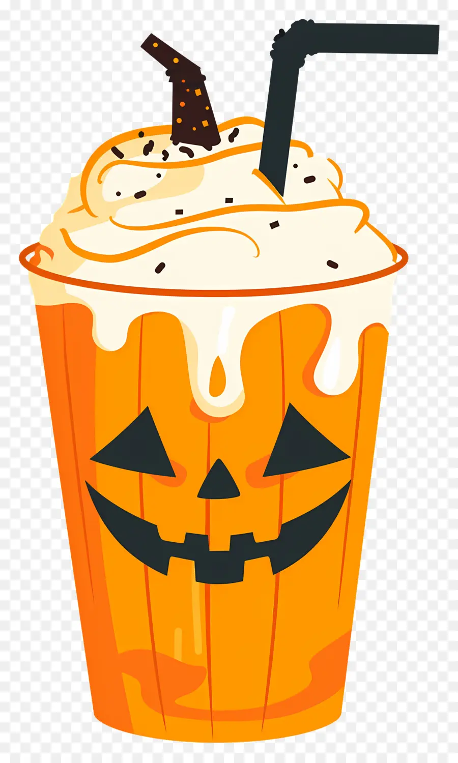 Batido De Halloween，Bebida De Calabaza PNG