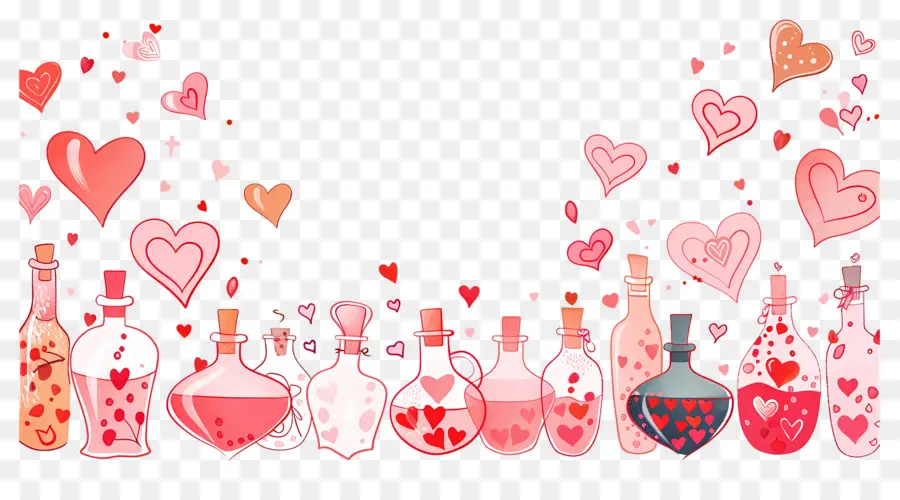 Fondo De Amor，Botellas De Poción De Amor PNG