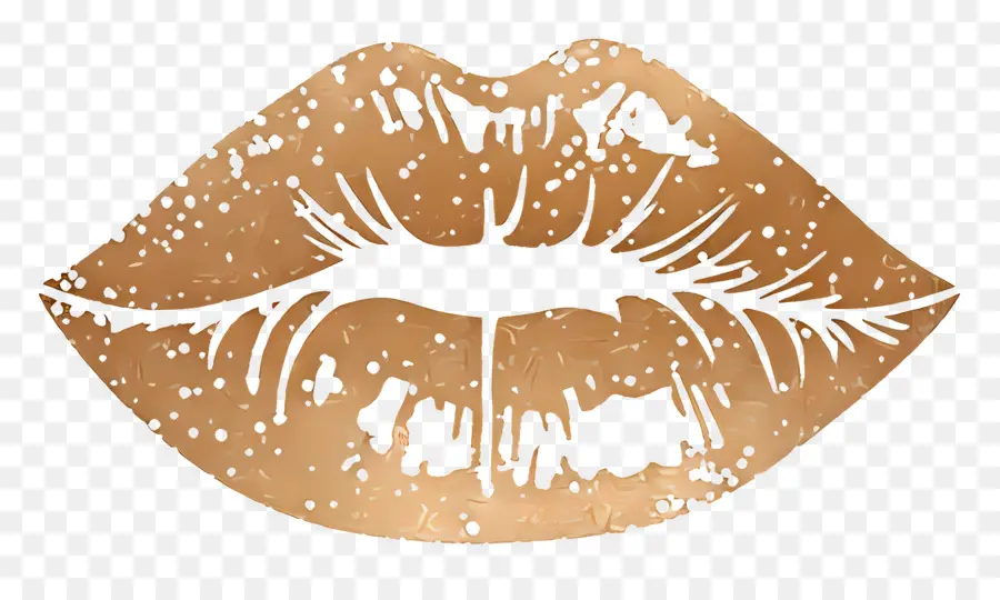 Beso Brillante，Labios Brillantes PNG