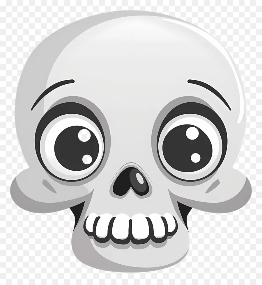 Calavera De Halloween，Linda Calavera PNG