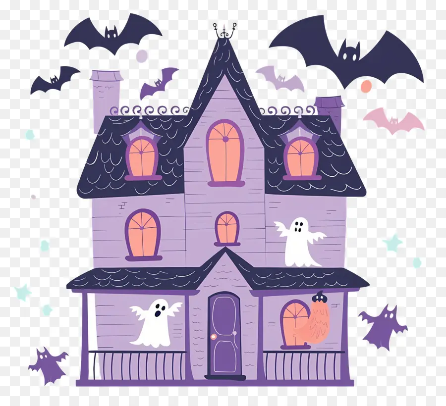 Ciudad De Halloween，Casa Oscura PNG