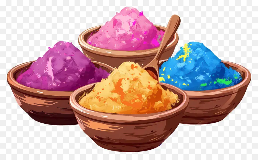 Fondo Holi，Polvos Coloridos PNG