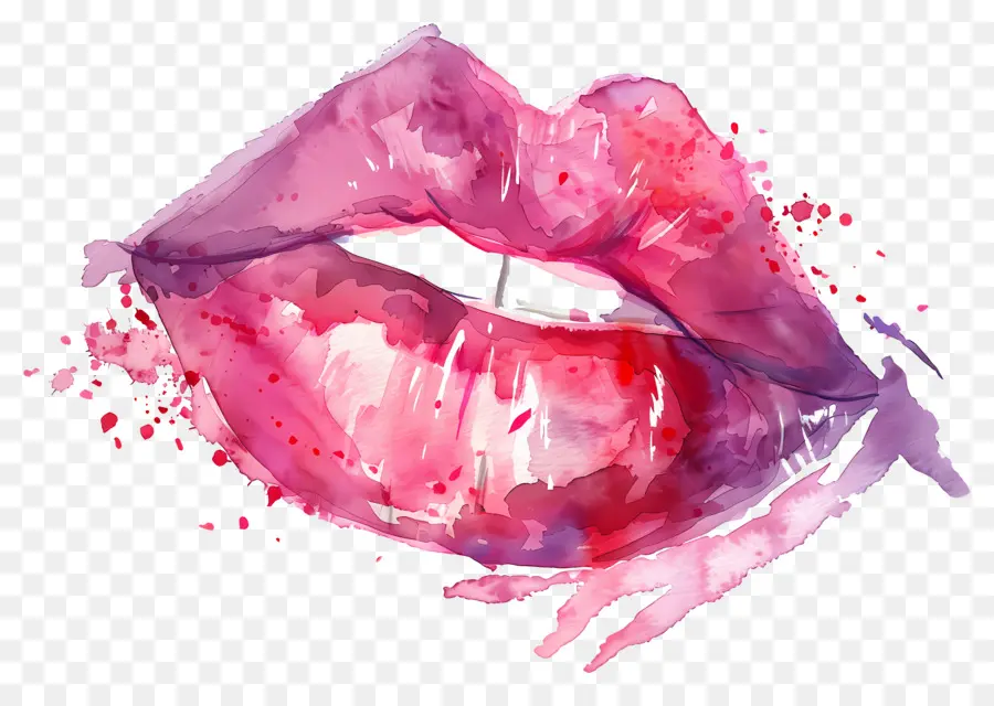 Mancha De Beso，Labios Rosados PNG