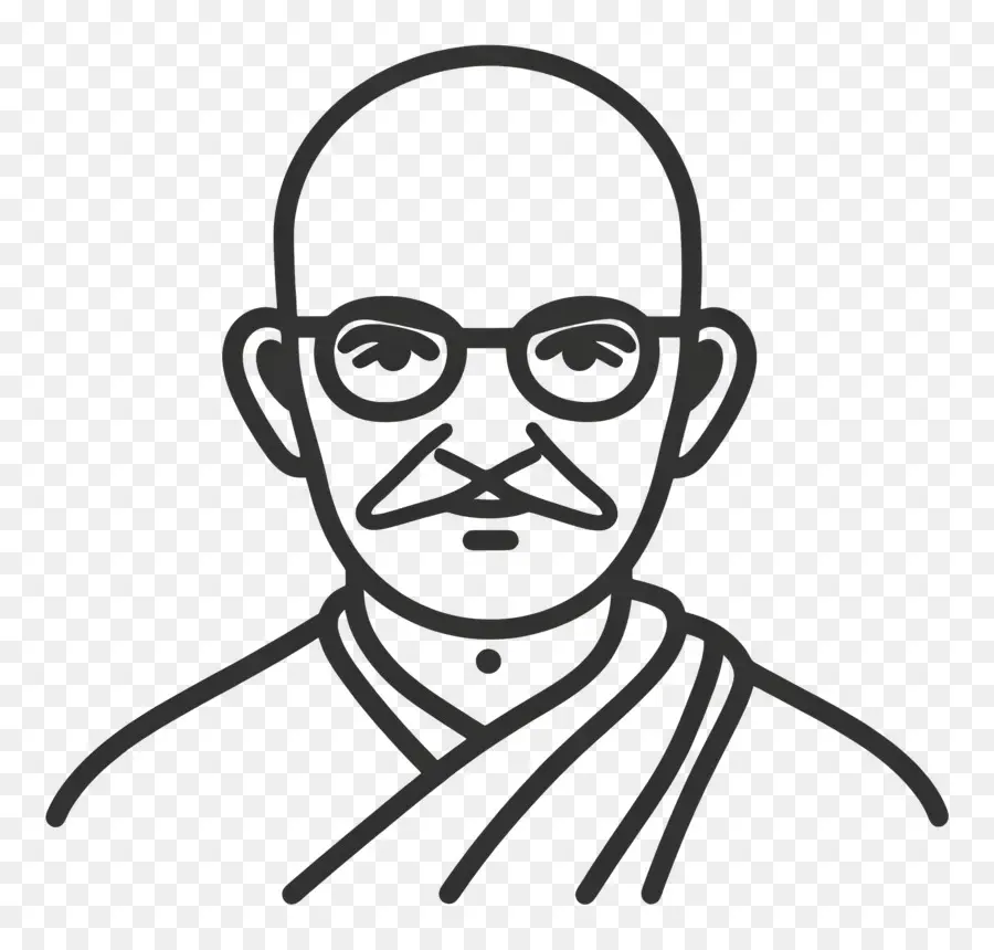 Gandhi，Persona PNG