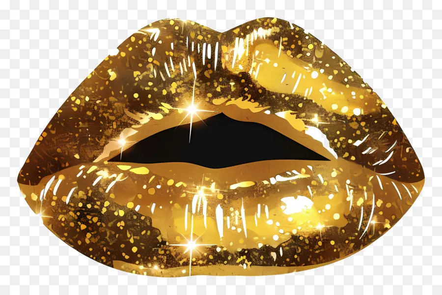 Beso Brillante，Labios Brillo PNG