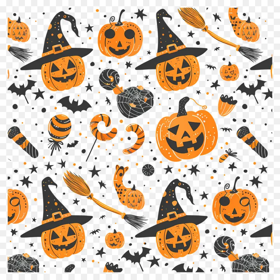 Fondo De Halloween，Patrón De Halloween PNG