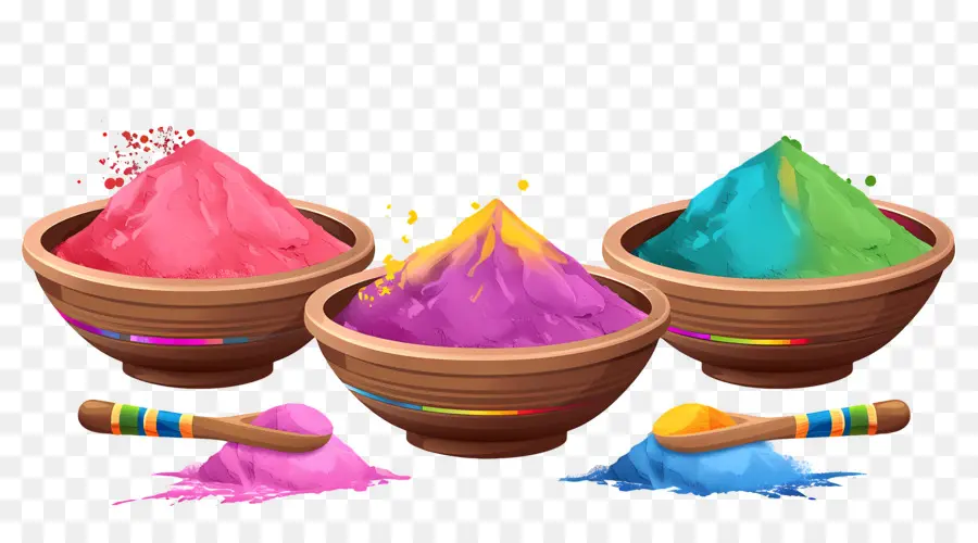 Fondo Holi，Polvos Coloridos PNG