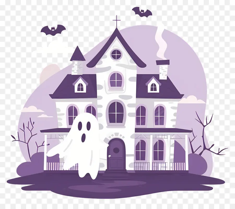 Ciudad De Halloween，Casa Embrujada PNG