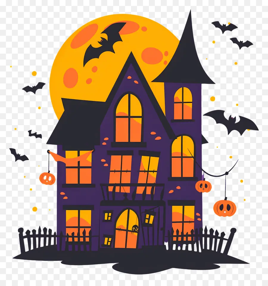 Ciudad De Halloween，Casa Oscura PNG