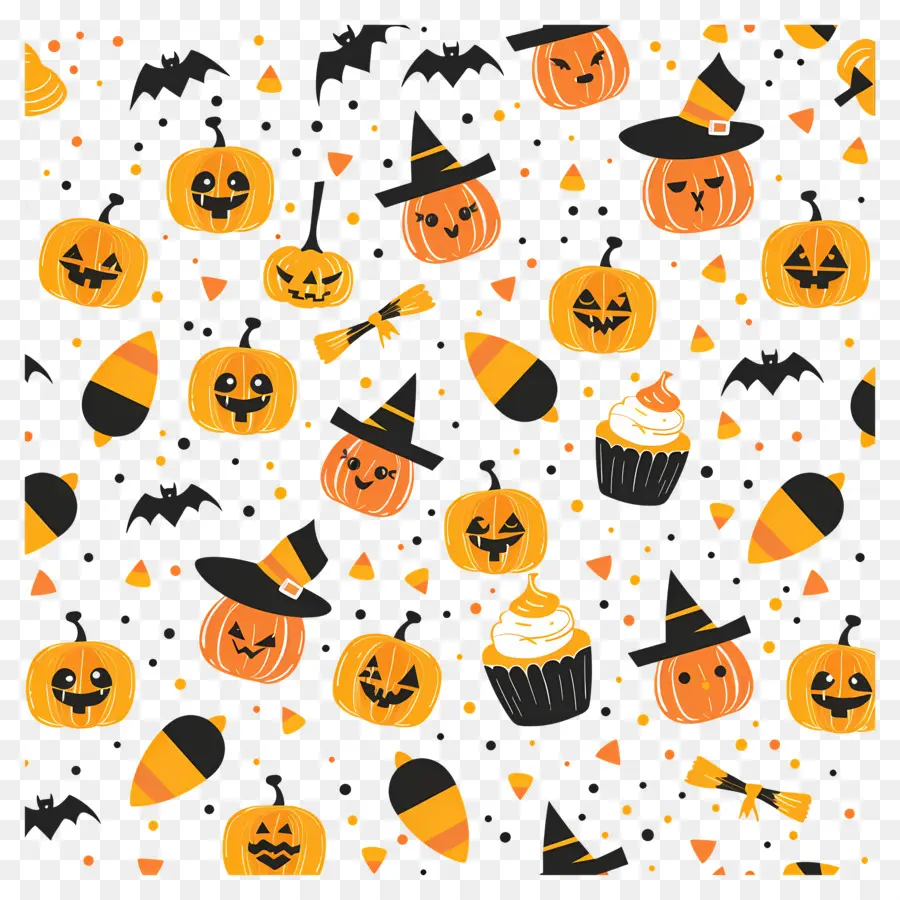 Fondo De Halloween，Iconos De Halloween PNG