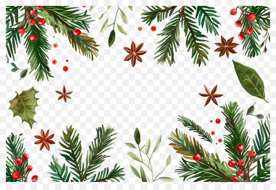 Fondo De Navidad，Frontera De Navidad PNG