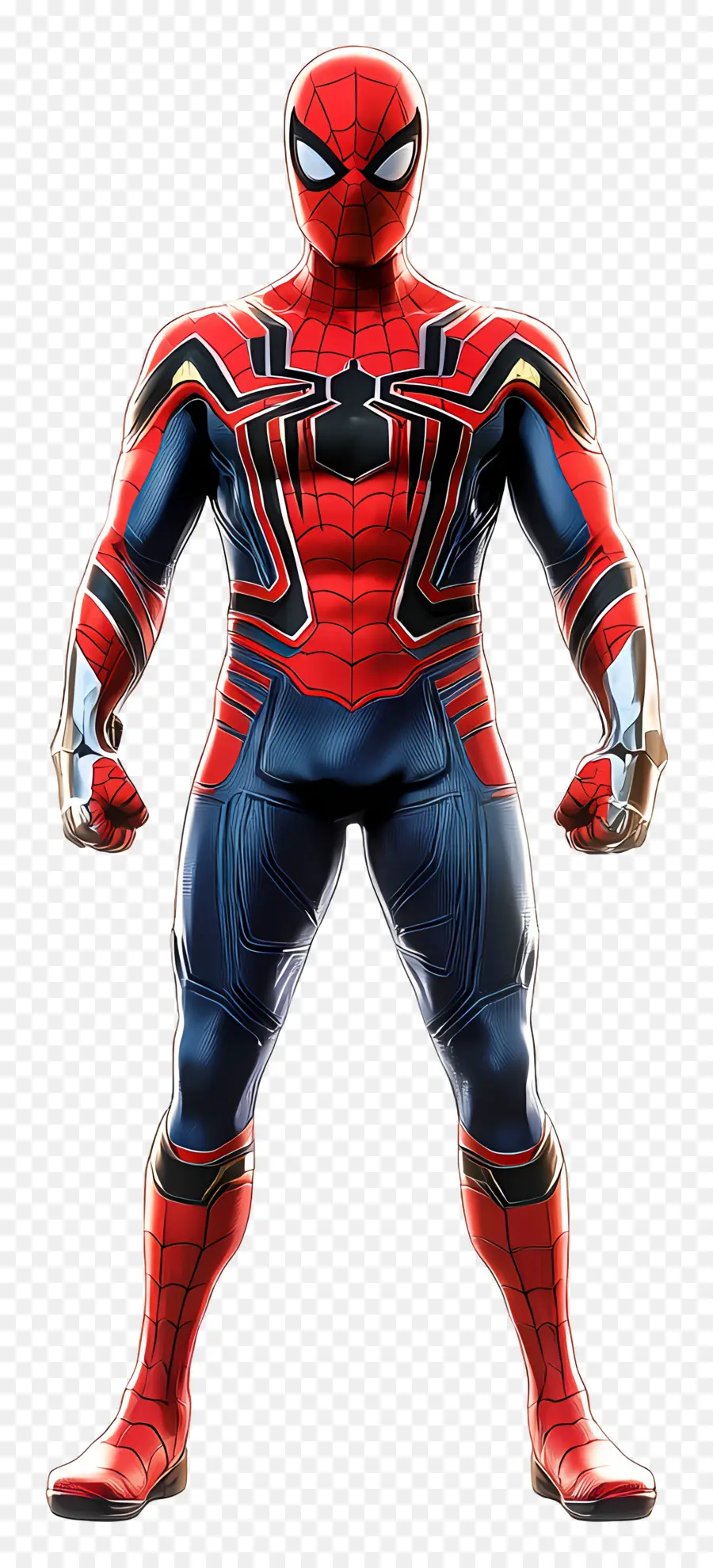 Hombre Araña De Pie，Hombre Araña De Dibujos Animados PNG