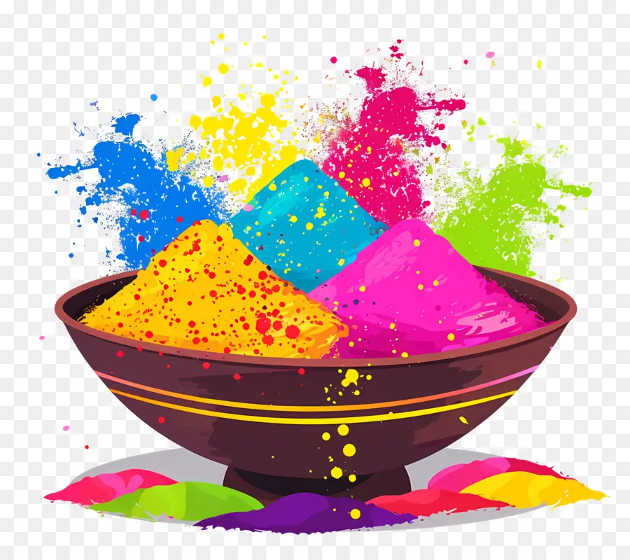 Fondo Holi，Polvos Coloridos PNG