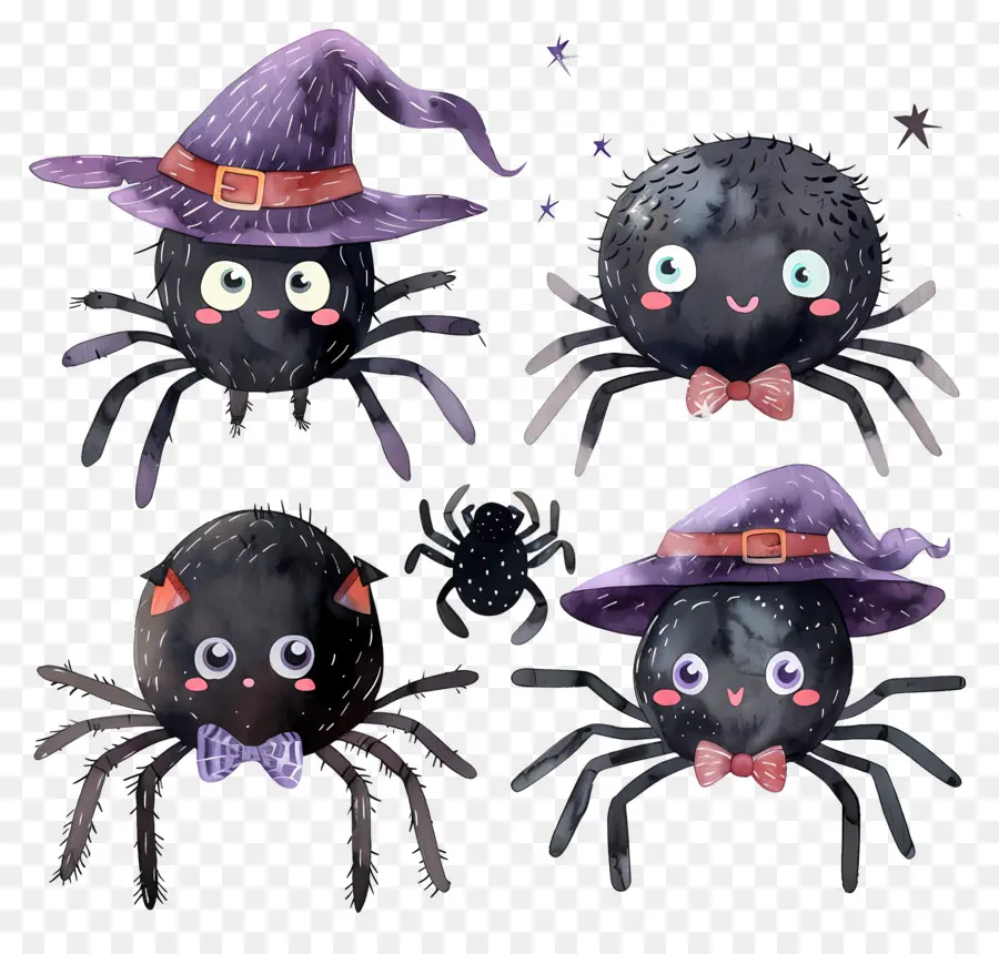 Arañas De Halloween，Arañas Espeluznantes PNG