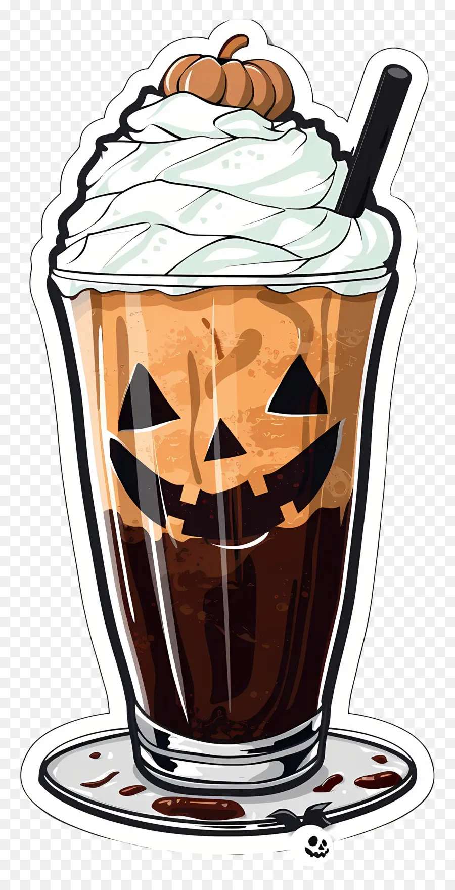 Batido De Halloween，Café Con Leche De Calabaza PNG