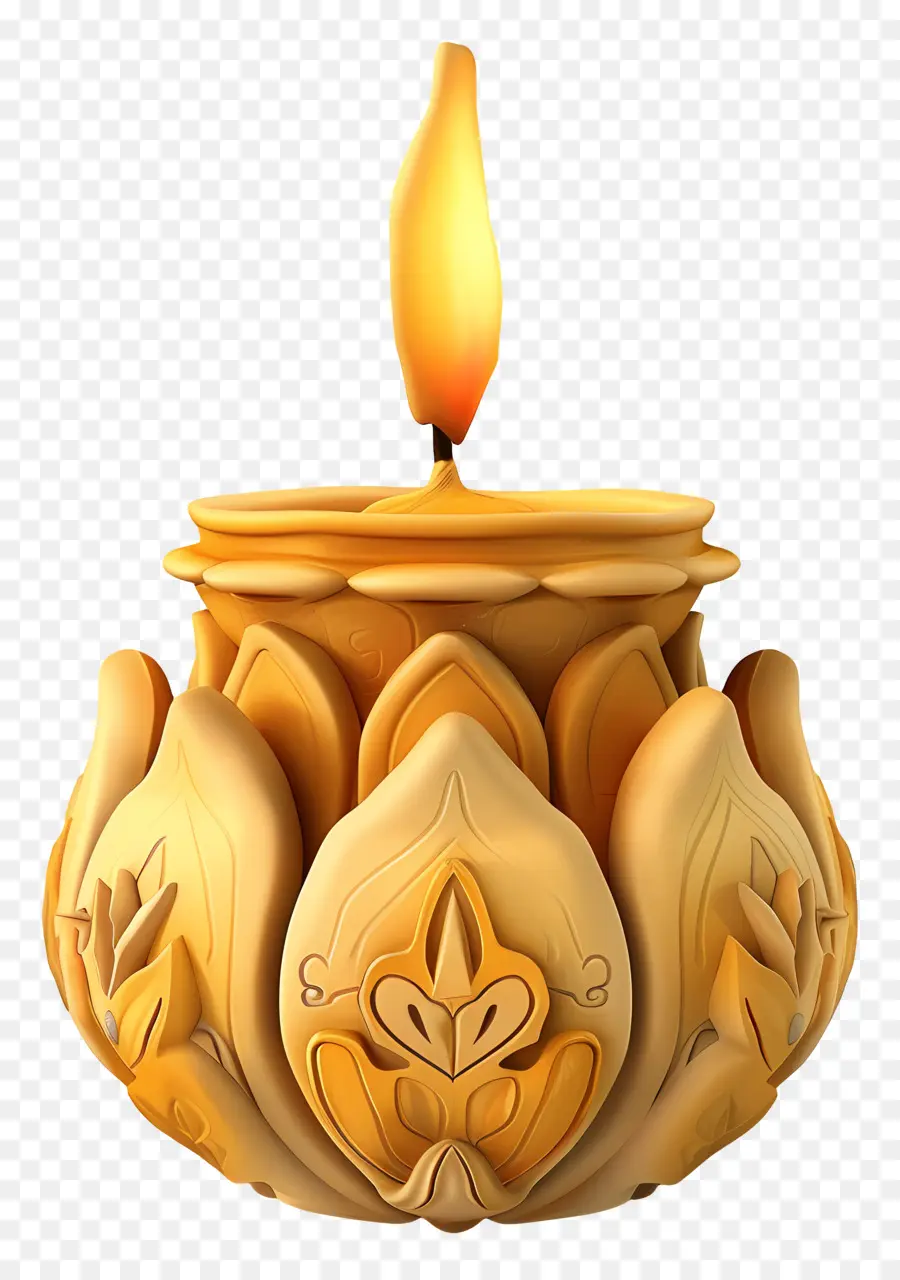 Vela Diwali，Vela Adornada PNG