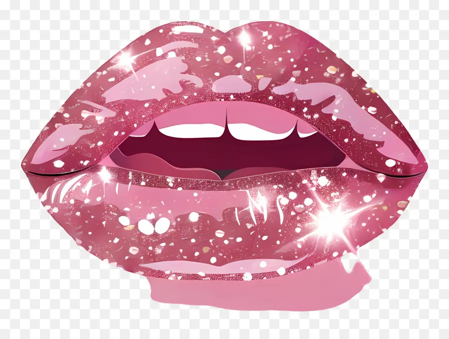 Labios Brillantes，Labios Brillo PNG