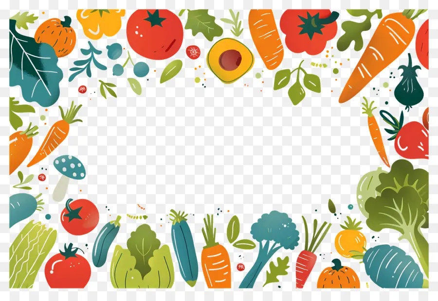 Fondo De Comida，Tierra Y Vegetales PNG