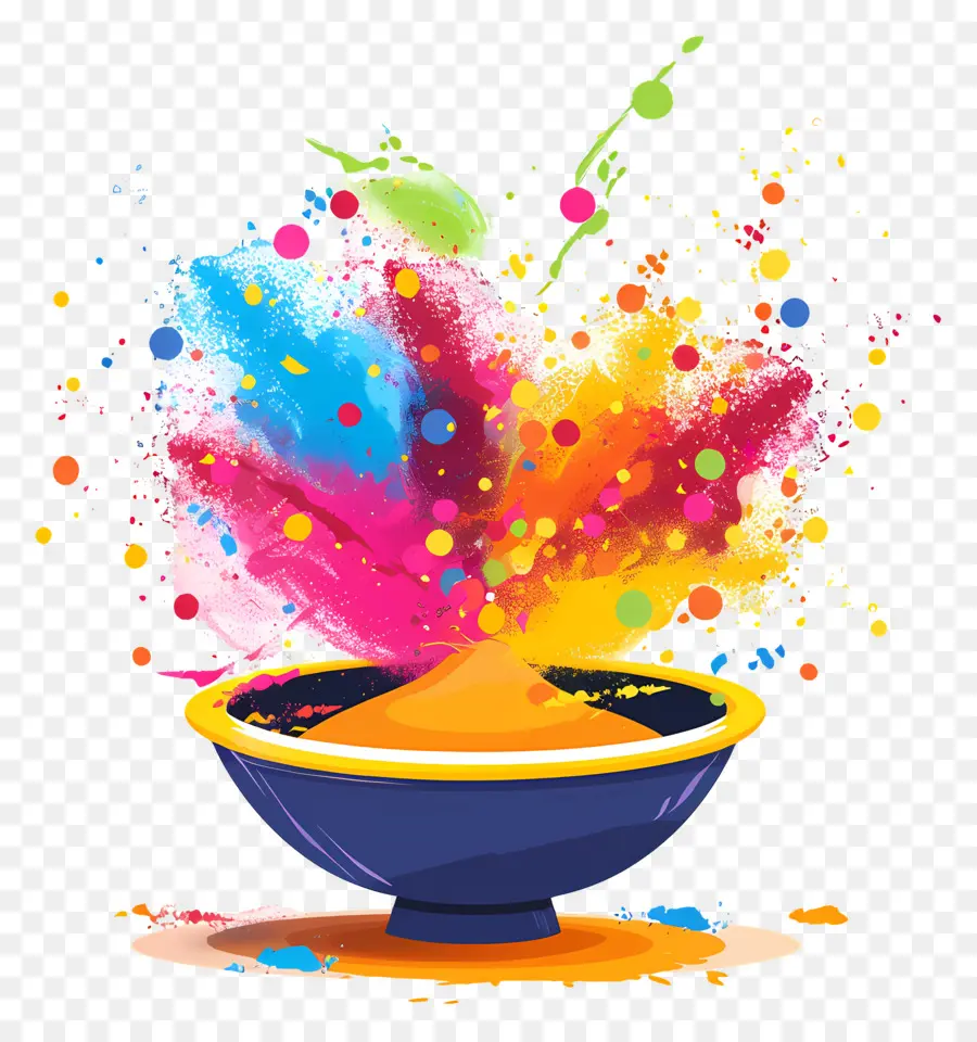 Fondo Holi，Polvos Coloridos PNG