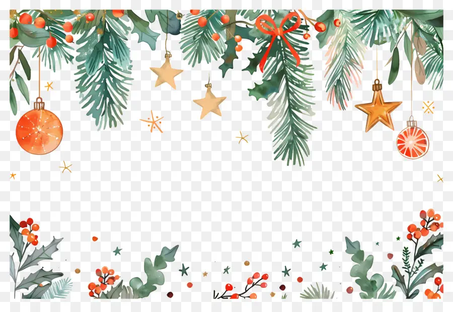 Fondo De Navidad，Frontera De Navidad PNG