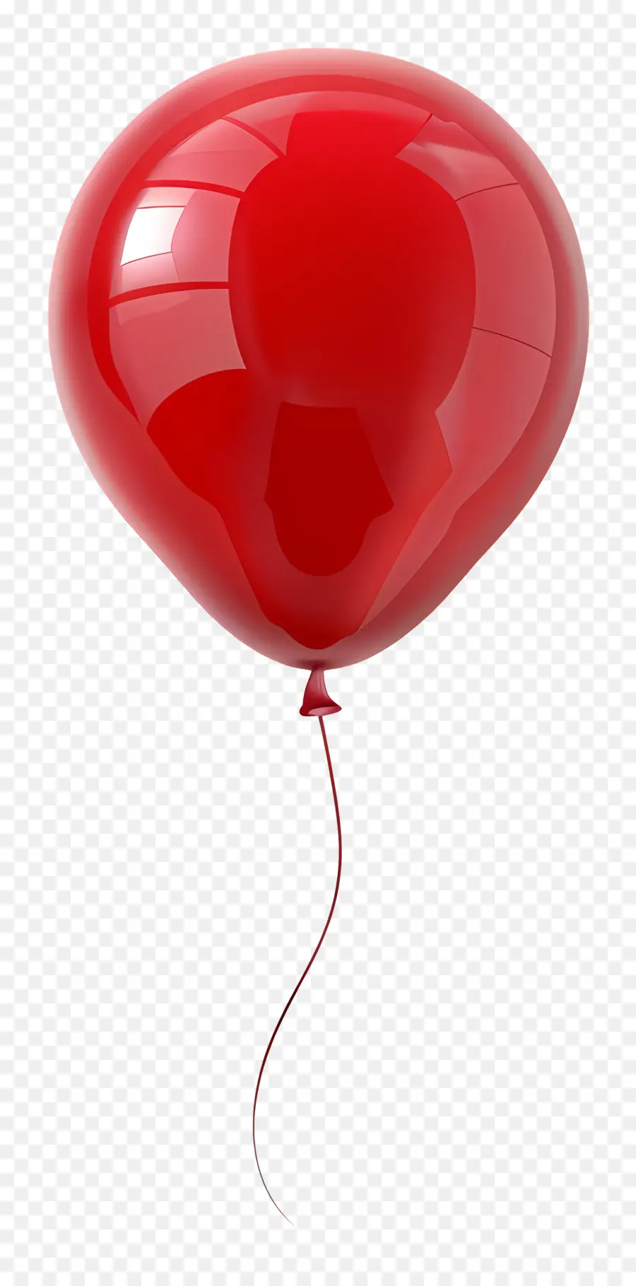 Globo Individual，Globos Rojos PNG