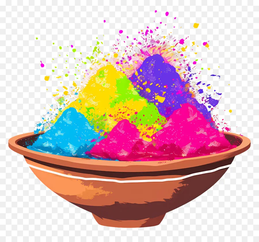 Fondo Holi，Polvos Coloridos PNG