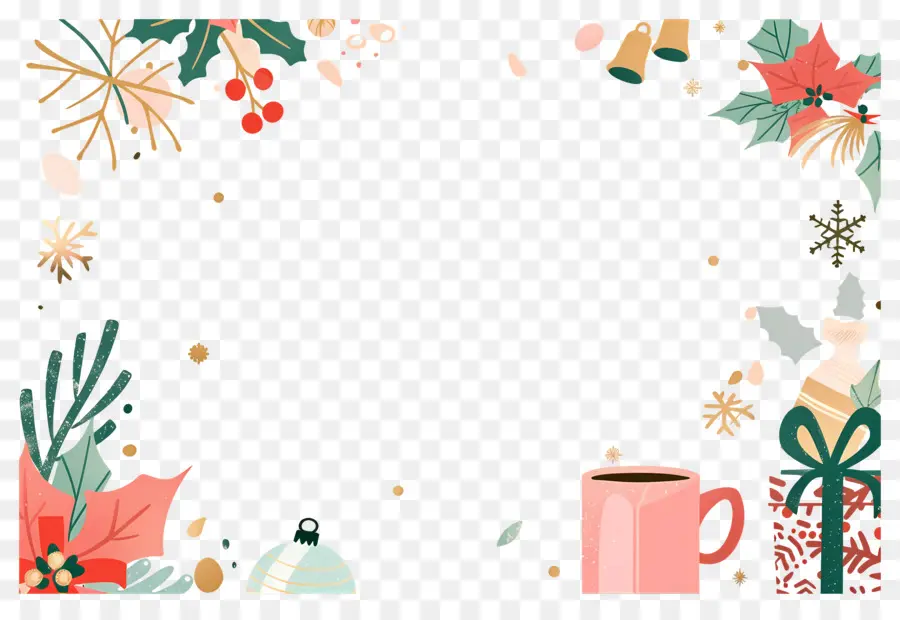 Fondo De Navidad，Frontera De Navidad PNG