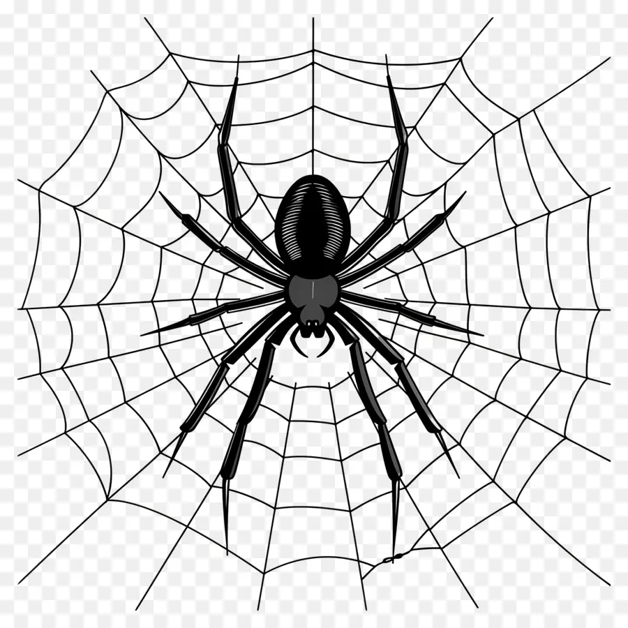 Telaraña De Halloween，Araña En La Web PNG