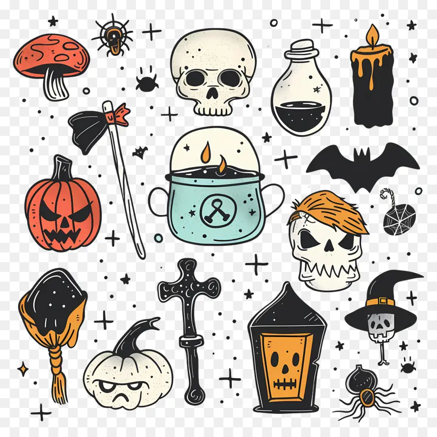 Fondo De Halloween，Colección De Halloween PNG